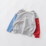 杢グレー | 【ブランシェスmini】まえうしろどっちも着られるトレーナー | ブランシェス