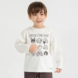 アイボリー | 【ブランシェスmini】まえうしろどっちも着られる長袖Tシャツ | ブランシェス