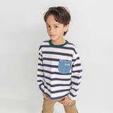 グリーン | 【デニムポケット】長袖Tシャツ キッズ 男の子 | ブランシェス