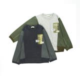 異素材MIX長袖Tシャツ | ブランシェス | 詳細画像3 