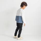 【デニム×コットン】異素材レイヤード長袖Tシャツ キッズ 男の子 | ブランシェス | 詳細画像5 