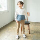 【デニム×コットン】異素材レイヤード長袖Tシャツ キッズ 男の子 | ブランシェス | 詳細画像8 