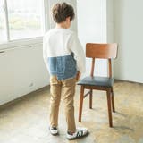 【デニム×コットン】異素材レイヤード長袖Tシャツ キッズ 男の子 | ブランシェス | 詳細画像9 