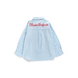 【おそろい】ストライプ柄ロゴ刺しゅう長袖シャツ キッズ 男の子 | ブランシェス | 詳細画像13 