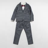 グレーチェック ジャケット+ロング パンツ+白 | ブランシェス | 詳細画像2