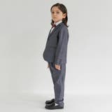 グレーチェック ジャケット+ロング パンツ+白 | ブランシェス | 詳細画像5