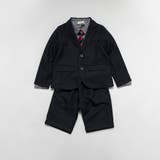 ネイビー ジャケット+ハーフ パンツ+ギンガム | ブランシェス | 詳細画像2