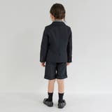 ネイビー ジャケット+ハーフ パンツ+ギンガム | ブランシェス | 詳細画像6