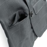 グレーチェック ジャケット+ハーフ パンツ+白 | ブランシェス | 詳細画像12