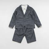 グレーチェック ジャケット+ハーフ パンツ+白 | ブランシェス | 詳細画像2