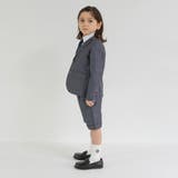 グレーチェック ジャケット+ハーフ パンツ+白 | ブランシェス | 詳細画像6