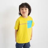 92:イエロー_配色ブルー | 【プチプラ】アソート半袖Tシャツ/150cm/キッズ/男の子/女の子 | ブランシェス