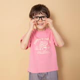 ピンク | 【WEB限定】ロゴグラフィック半袖Tシャツ | ブランシェス