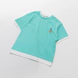 フェイクレイヤード 刺繍半袖Tシャツ | ブランシェス | 詳細画像2 