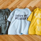 【ショート丈／ワイドシルエット】 ロゴプリント半袖Tシャツ | ブランシェス | 詳細画像9 