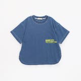 インディゴ天竺ラウンドヘムTシャツ | ブランシェス | 詳細画像13 