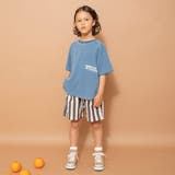 インディゴ天竺ラウンドヘムTシャツ | ブランシェス | 詳細画像4 