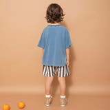 インディゴ天竺ラウンドヘムTシャツ | ブランシェス | 詳細画像6 