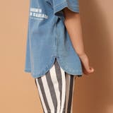 インディゴ天竺ラウンドヘムTシャツ | ブランシェス | 詳細画像7 