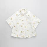【おそろい】花刺しゅう半袖シャツ/キッズ/男の子/女の子/ブラウス/150cm | ブランシェス | 詳細画像2