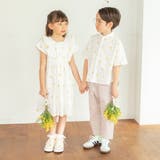 【おそろい】花刺しゅう半袖シャツ/キッズ/男の子/女の子/ブラウス/150cm | ブランシェス | 詳細画像8