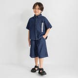 【デニム/ワンウォッシュ】半袖シャツ | ブランシェス | 詳細画像3 