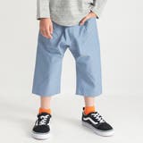 ブルー | 【涼しい】ひざが隠れるシャンブレーパンツ | ブランシェス