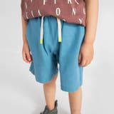 ブルー | 【爽パン 綿100％】パナマ織りカラーハーフパンツ キッズ | ブランシェス