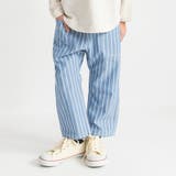 ネイビーブルー | 【爽やかシャンブレー】クロップドパンツ | ブランシェス