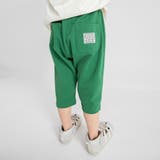 カーキグリーン | 【ブランシェスmini】ひざが隠れるクロップドパンツ | ブランシェス