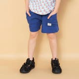 ネイビーブルー | 【WEB限定】やわらか パイル ハーフパンツ | ブランシェス