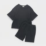 ブラック | 【WEB限定】ゆったり リラックスルームウェア 150cm | ブランシェス