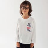 アイボリー1 | 【プチプラ】アソートグラフィック長袖Ｔシャツ ロンＴ 150cm | ブランシェス