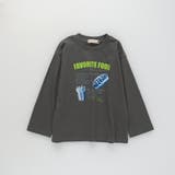 チャコールグレー | 【プチプラ】アソートグラフィック長袖Ｔシャツ ロンＴ 150cm | ブランシェス