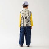 柄ボア ジップアップベスト 150cm 秋物 冬物 男の子 | ブランシェス | 詳細画像12 