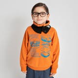 35:オレンジ | 【プチプラ】アソートグラフィック 裏毛トレーナー 男の子 | ブランシェス