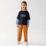 レイヤード風長袖Tシャツ 150cm 男女兼用 ユニセックス 通園 通学 | ブランシェス | 詳細画像15 