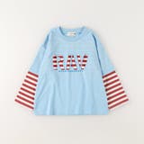 レイヤード風長袖Tシャツ 150cm 男女兼用 ユニセックス 通園 通学 | ブランシェス | 詳細画像2 
