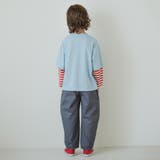 レイヤード風長袖Tシャツ 150cm 男女兼用 ユニセックス 通園 通学 | ブランシェス | 詳細画像6 