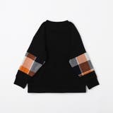 【おそろい】レトロチェック柄長袖Tシャツ ロンT ペア | ブランシェス | 詳細画像11 