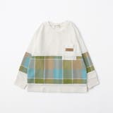 【おそろい】レトロチェック柄長袖Tシャツ ロンT ペア | ブランシェス | 詳細画像12 