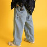 ブルー | 【あったか ゆったり】裏起毛 デニム | ブランシェス