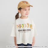 アイボリー | 【WEB先行/トムとジェリー】スウェット7分袖Tシャツ | ブランシェス