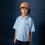 ブルー | 【U.S. POLO  ASSN.】ミニ鹿の子半袖ポロシャツ | ブランシェス