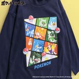22:ネイビーブルー | 【ポケモン】長袖Tシャツ 150cm 男女兼用 ユニセックス ロンT | ブランシェス