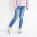デニムニットロングパンツ 子供服 キッズ | ブランシェス | 詳細画像1 