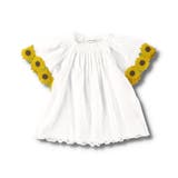 袖ひまわりレース半袖Tシャツ 子供服 キッズ | ブランシェス | 詳細画像2