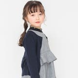 ネイビーブルー | 【プチキメ服】ニットカーディガン 子供服 キッズ | ブランシェス