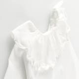 襟フリル長袖Tシャツ ロンT 子供服 | ブランシェス | 詳細画像5