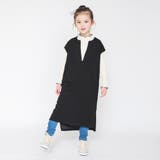 ブラック | VネックロングJSK 子供服 キッズ | ブランシェス